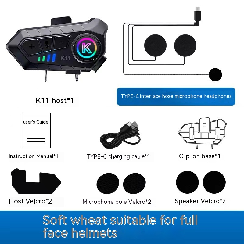 🛵Intercomunicador Bluetooth para Capacete de mota🏍️